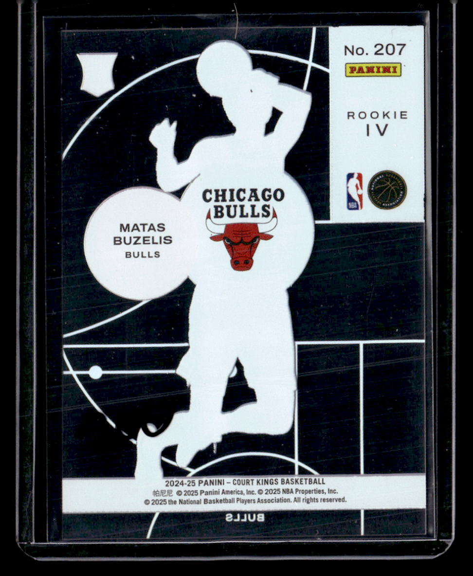 2024-25 Panini Court Kings #207 Matas Buzelis Rookies IV Acetate