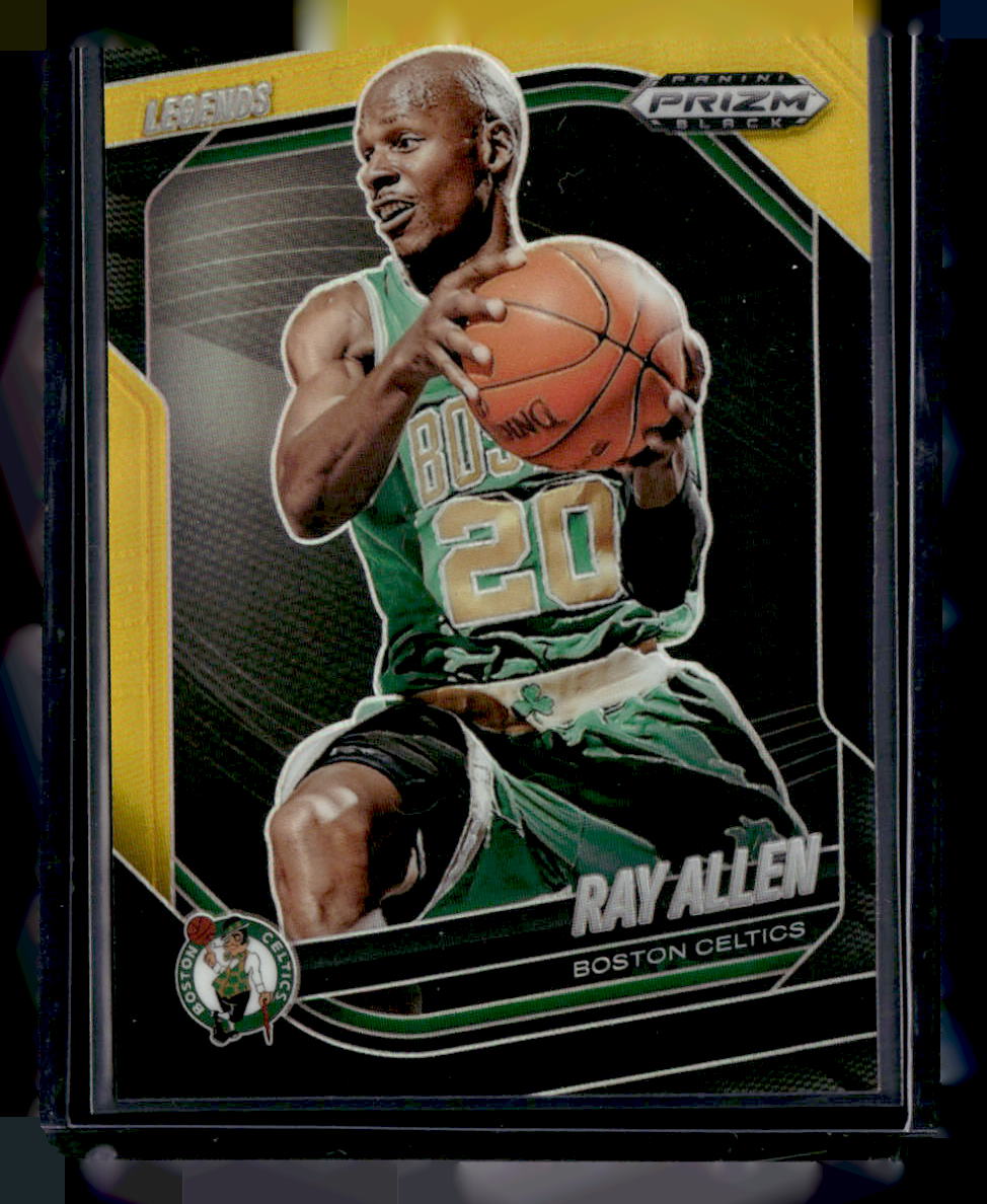 2024-25 Panini Prizm Black #273 Ray Allen Black Gold Prizms #/5