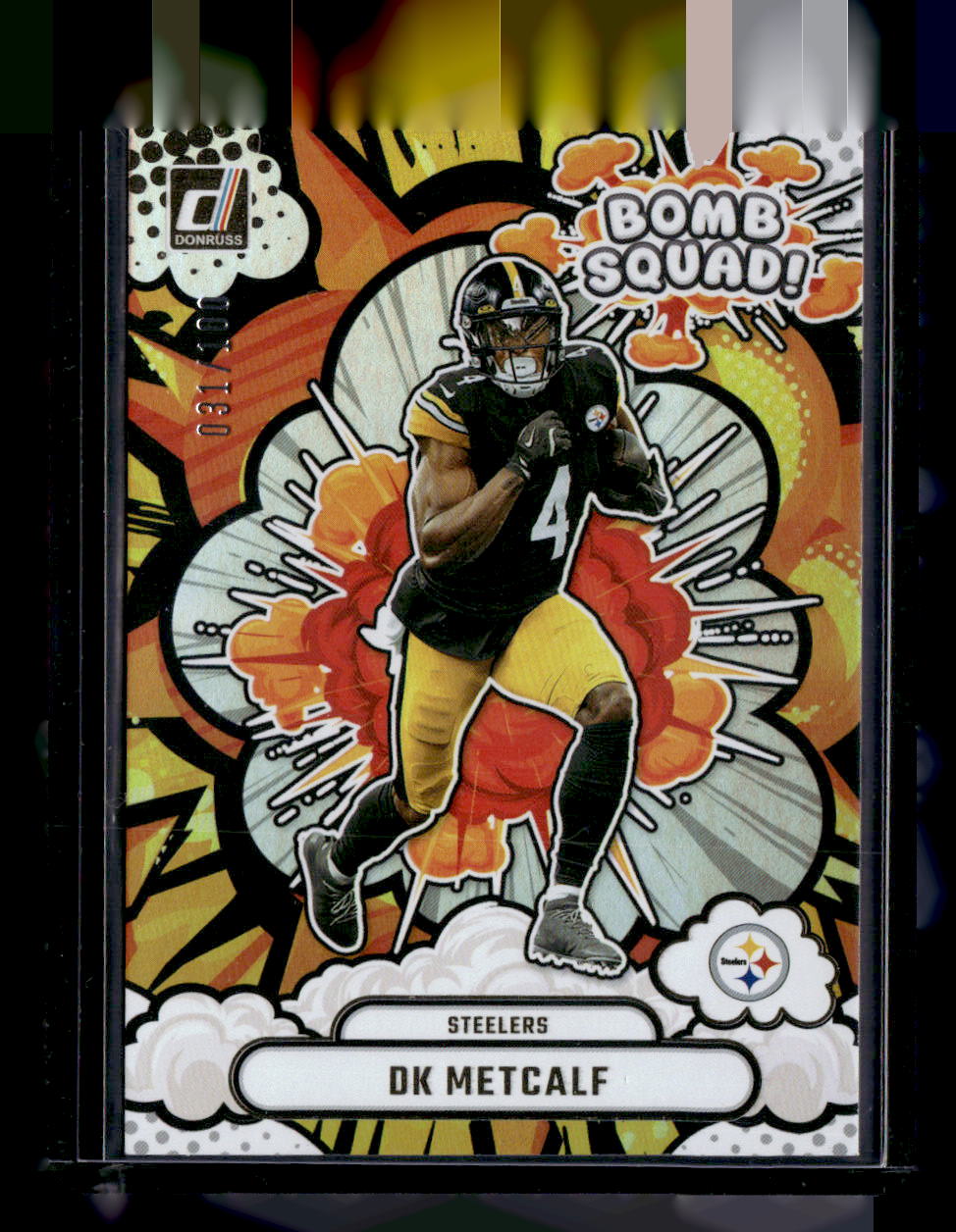 2025 Donruss #BS-DMT DK Metcalf Bomb Squad Holo #/100