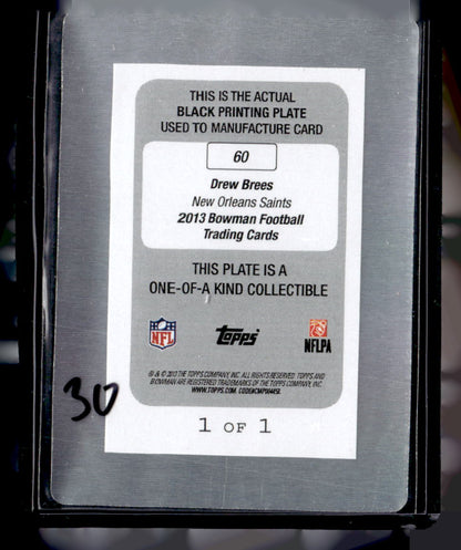2006 Fleer Hot Prospects #60 Drew Brees White Hot #/1