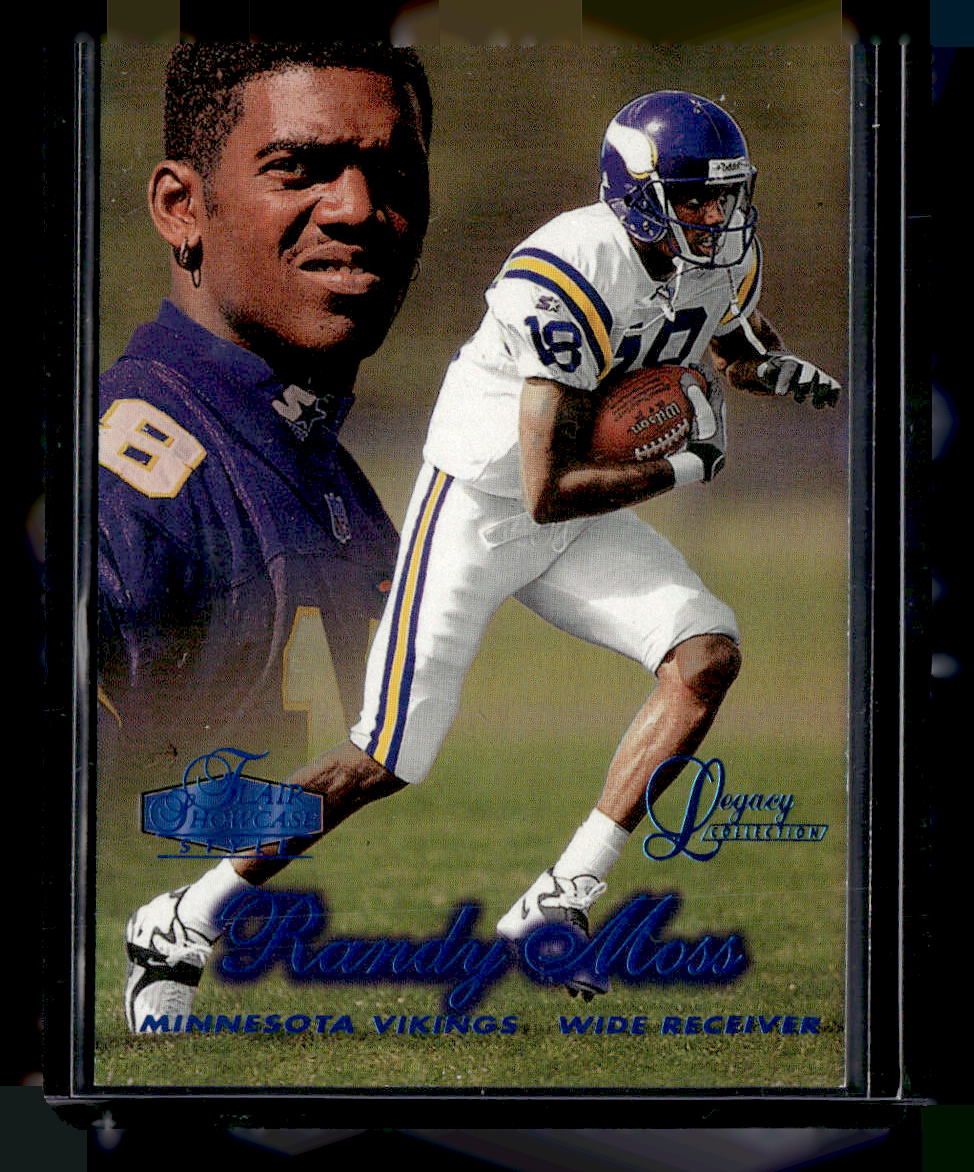 1998 Flair Showcase #5 Randy Moss Legacy Collection Row 2 (Style) #/100