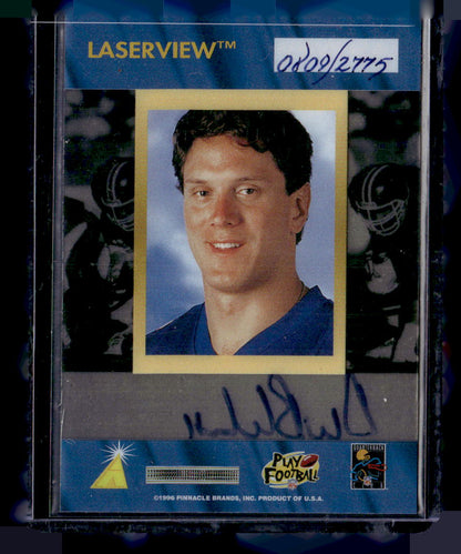 1996 Pinnacle Laser View #NNO Drew Bledsoe Inscriptions #/2775