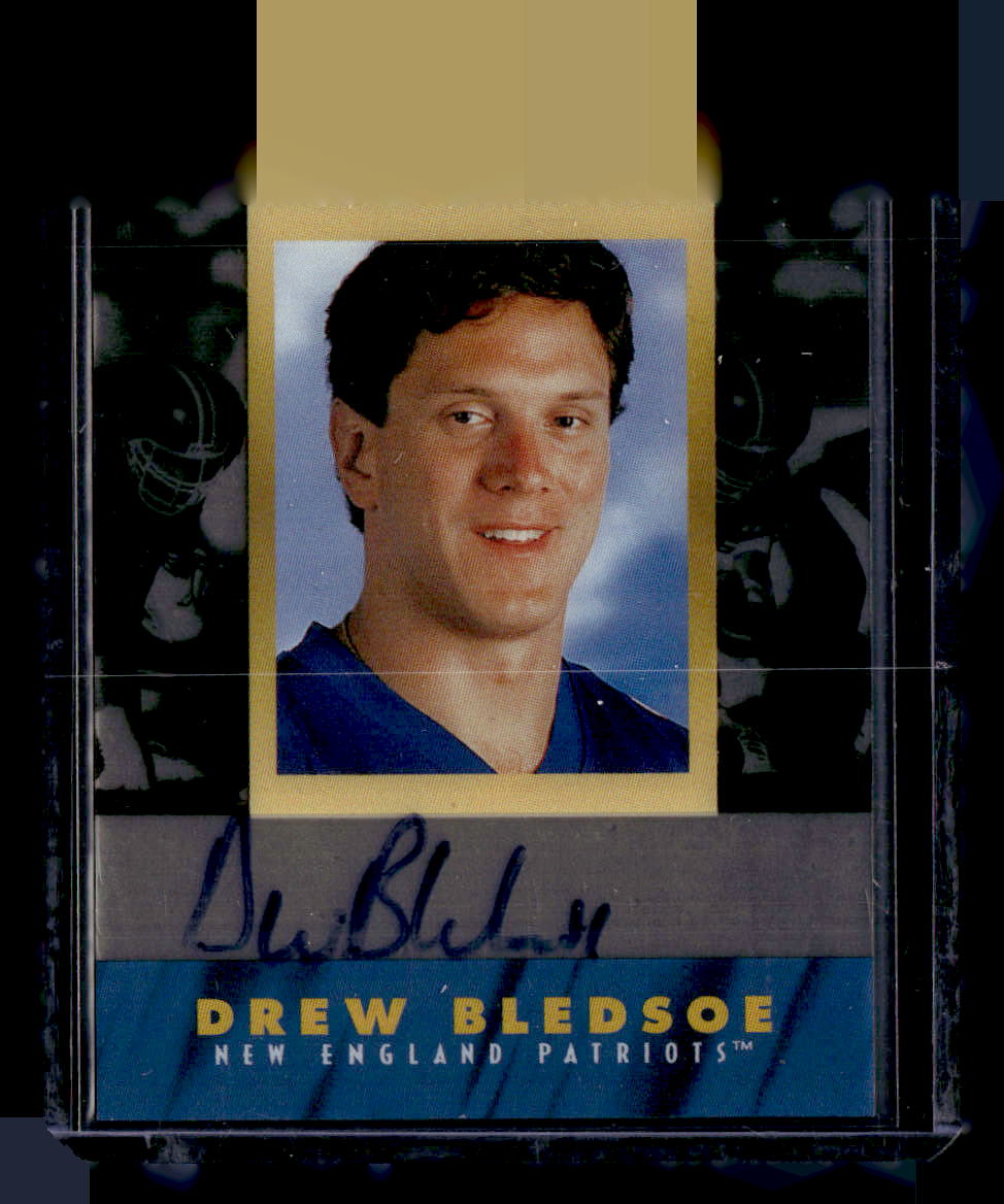 1996 Pinnacle Laser View #NNO Drew Bledsoe Inscriptions #/2775