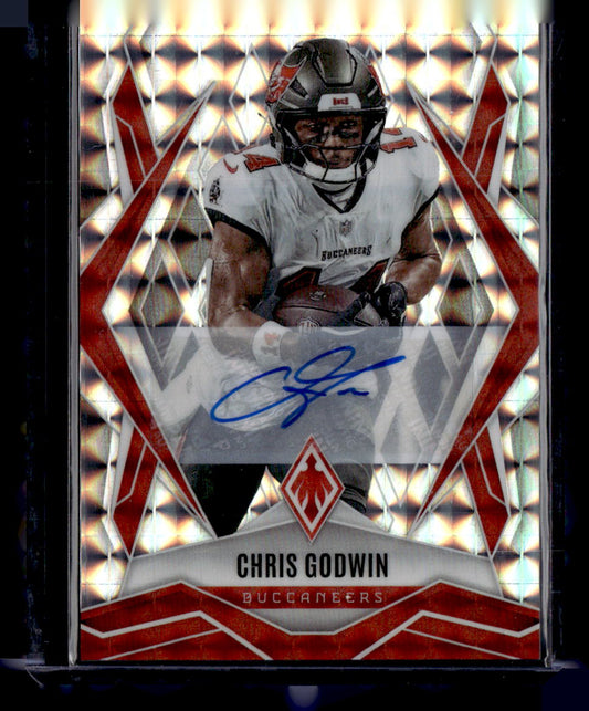 2025 Panini Phoenix #61 Chris Godwin Base Autographs Pyramids Prizm #/99