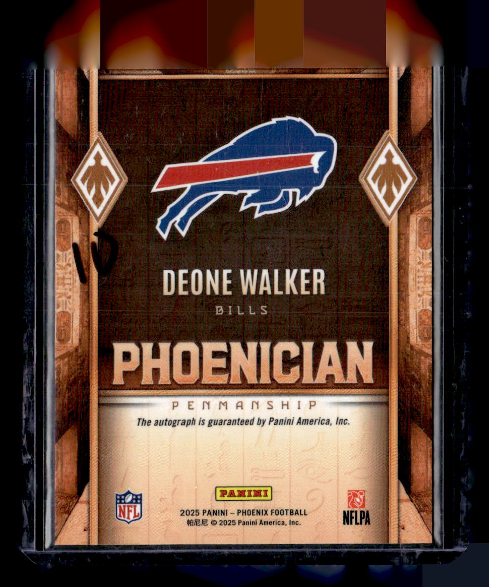 2025 Panini Phoenix #PHP-DWR Deone Walker Phoenician Penmanship