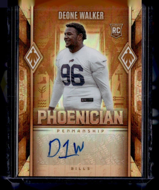 2025 Panini Phoenix #PHP-DWR Deone Walker Phoenician Penmanship
