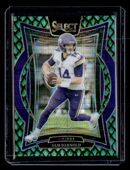 2024 Panini Select #92 Sam Darnold Dragon Scale Prizm #/81