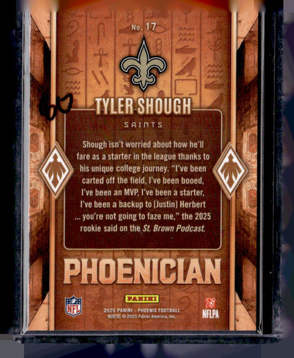 2025 Panini Phoenix #17 Tyler Shough Phoenician