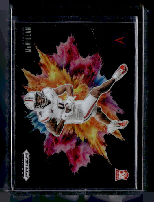2025 Panini Prizm Draft Picks #12 Tetairoa McMillan Black Color Blast