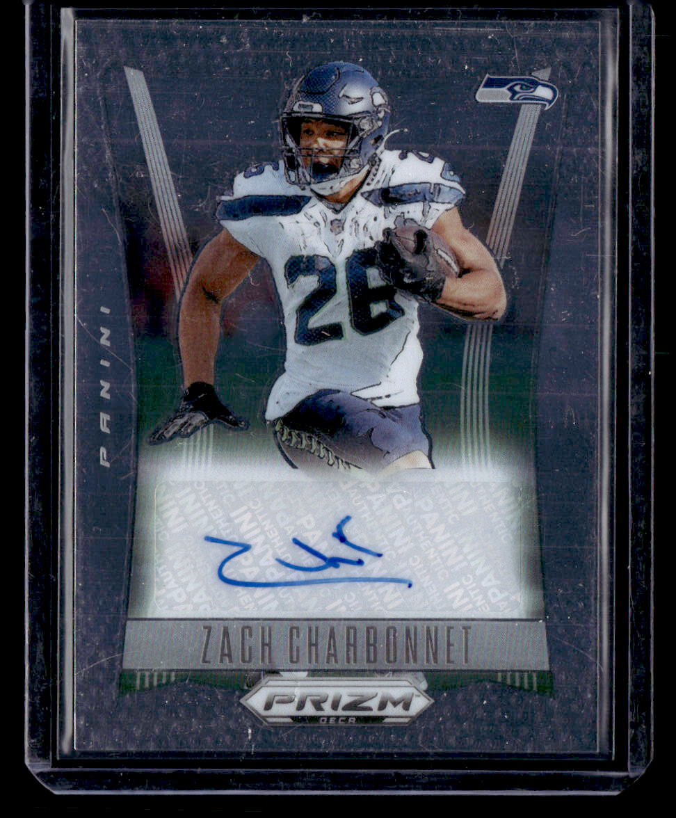 2024 Panini Prizm Deca #S-ZCT Zach Charbonnet Signatures