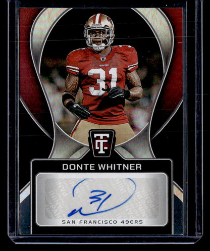 2024 Panini Totally Certified #SIG-DWR Donte Whitner Signatures