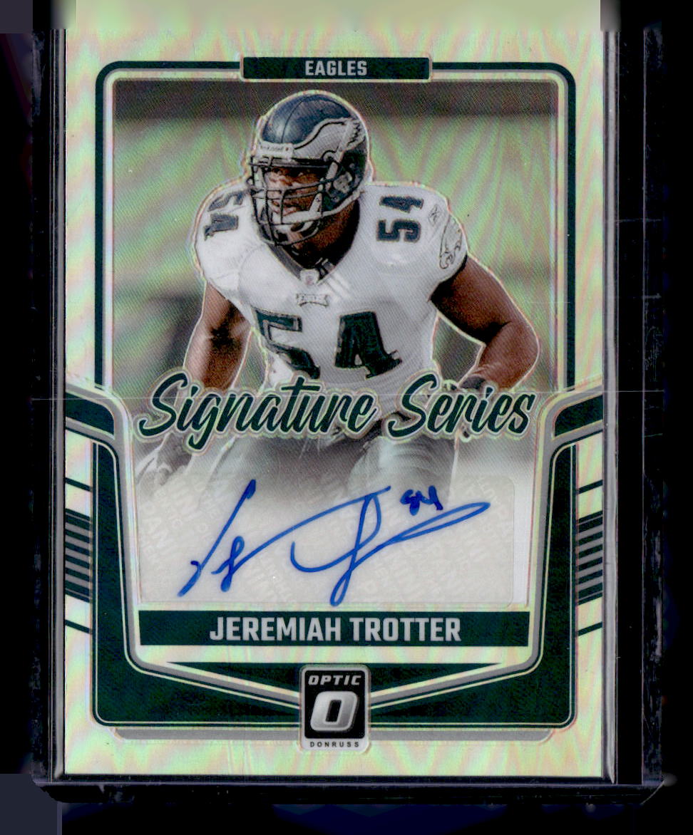2024 Donruss Optic #SSH-JTR Jeremiah Trotter Signature Series Holo