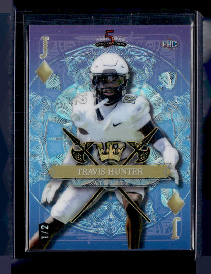 2024 Wild Card 5 Card Draw  Jack Diamond Blue #SDPD-THN Travis Hunter #/2