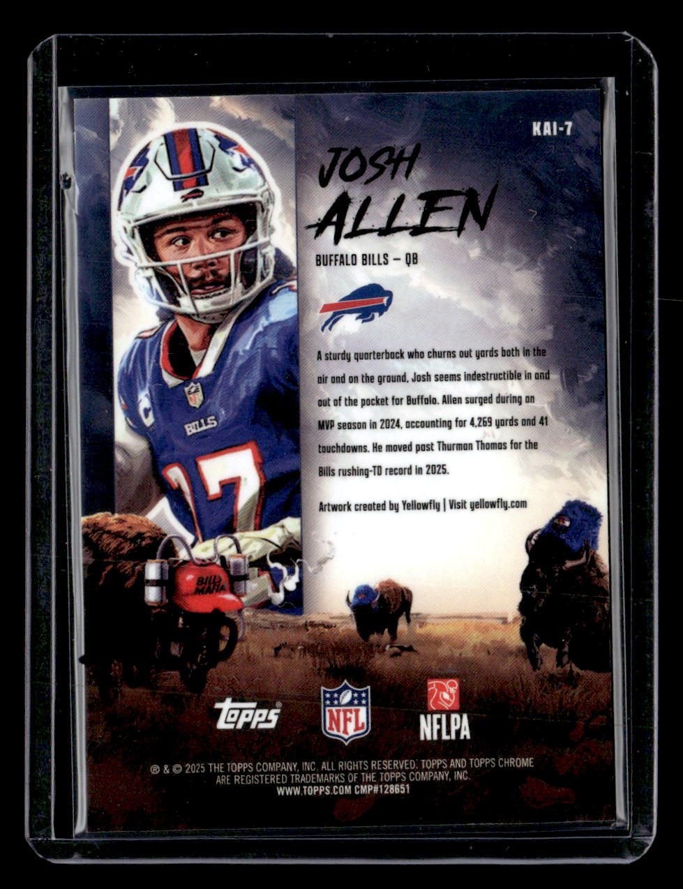 2025 Topps Chrome #KAI-7 Josh Allen Kaiju