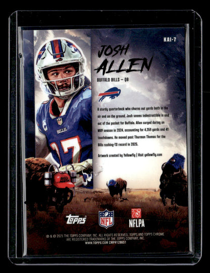 2025 Topps Chrome #KAI-7 Josh Allen Kaiju