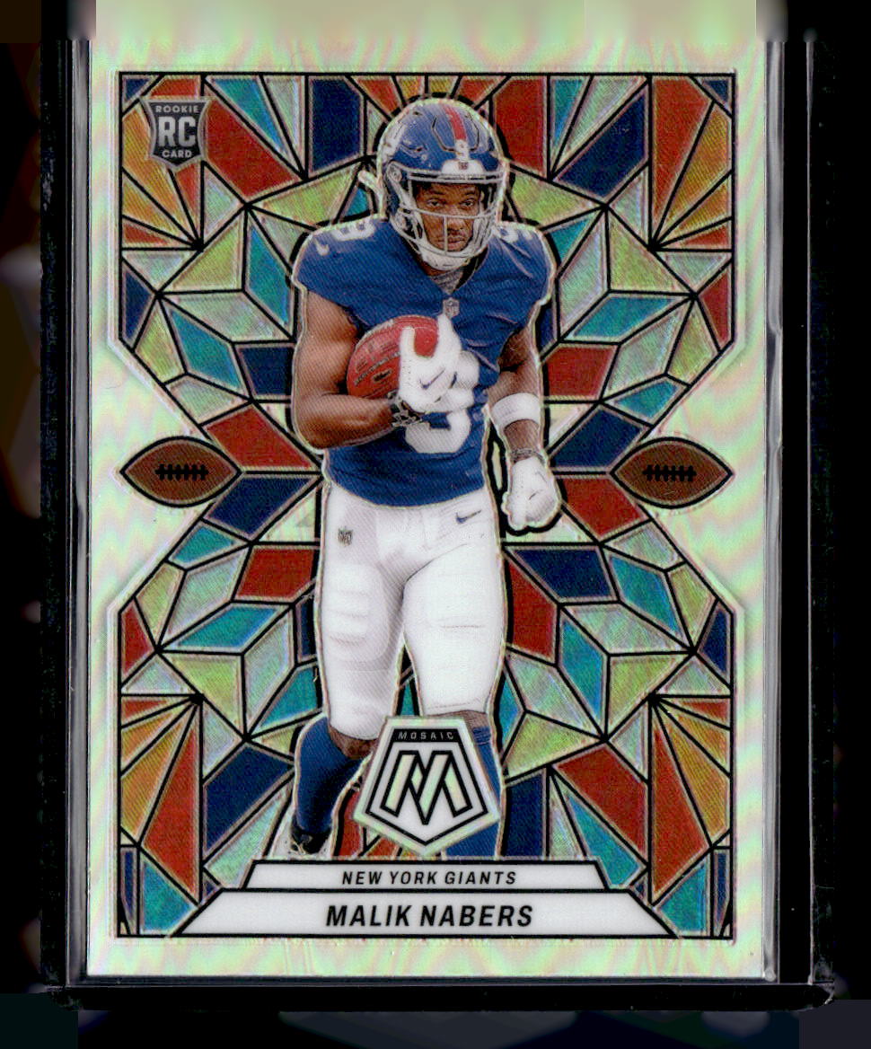 2024 Panini Mosaic #SG-21 Malik Nabers Stained Glass
