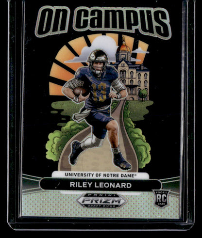 2025 Panini Prizm Draft Picks #OC-RLD Riley Leonard On Campus