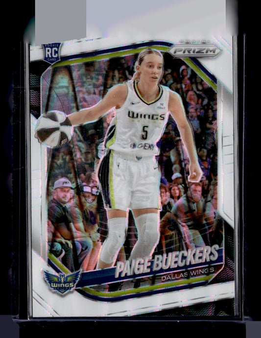 2025 Panini Prizm WNBA #5 Paige Bueckers White Seismic Prizms