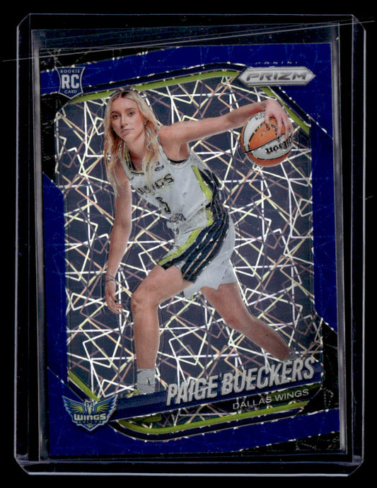 2025 Panini Prizm WNBA #147 Paige Bueckers Blue Velocity Prizms