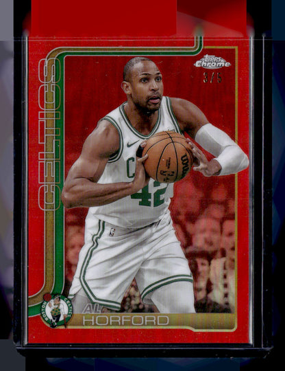 2025-26 Topps Chrome #99 Al Horford Red Refractor #/5