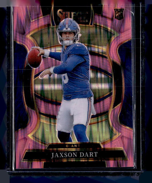 2025 Panini Select #93 Jaxson Dart Pink Prizm Shock