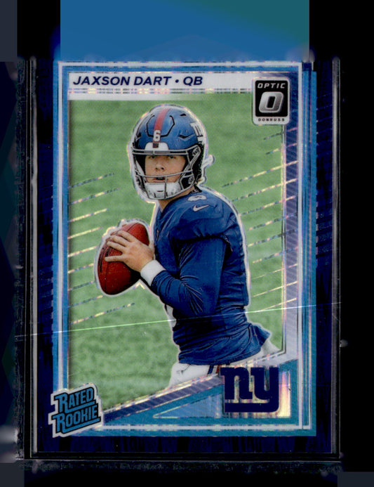 2025 Donruss Optic #273 Jaxson Dart Purple Shock