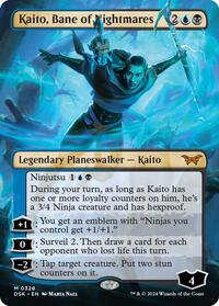 MTG Duskmourn: House of Horror Kaito, Bane of Nightmares (Borderless)
