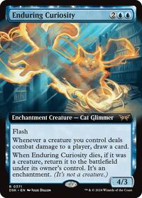 MTG Duskmourn: House of Horror Enduring Curiosity (Extended Art)