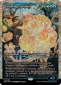 MTG Duskmourn: House of Horror Enduring Curiosity (Showcase) (Fracture Foil)