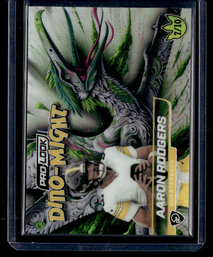 2025 Wild Card Alumination #DMPPTE3-AR Aaron Rodgers Dino-Might Green /10