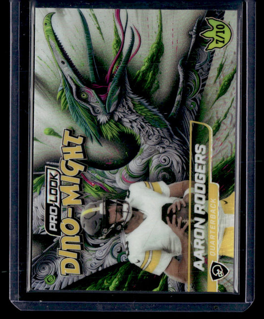 2025 Wild Card Alumination #DMPPTE3-AR Aaron Rodgers Dino-Might Green /10