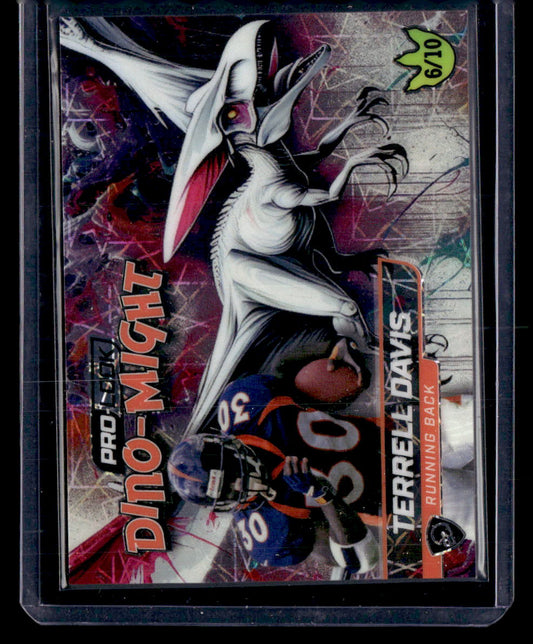 2025 Wild Card Alumination #DMPPTE3-TD Terrell Davis Dino-Might Pink Lazer /10