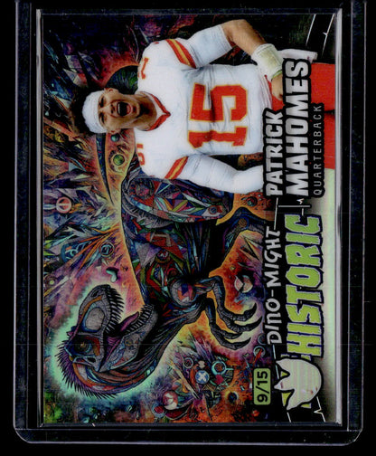 2024 Wild Card Alumination #PHRAP2-PM Patrick Mahomes Dino-Might Historic /10