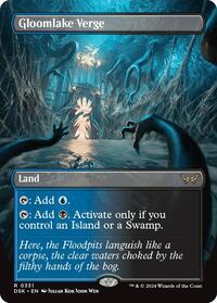 MTG Duskmourn: House of Horror Gloomlake Verge (Borderless)