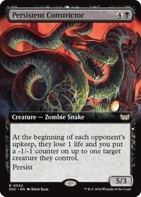 MTG Commander: Duskmourn: House of Horror Persistent Constrictor (Extended Art)