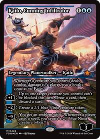 MTG Foundations Kaito, Cunning Infiltrator (Showcase)