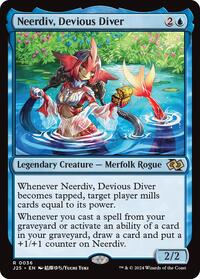 MTG Foundations Jumpstart Neerdiv, Devious Diver (Anime)