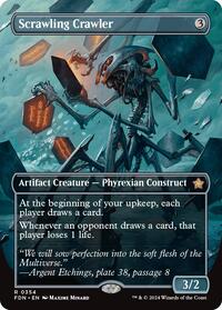 MTG Foundations Scrawling Crawler (Borderless)