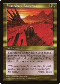 MTG Visions Squandered Resources
