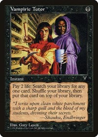 MTG Visions Vampiric Tutor