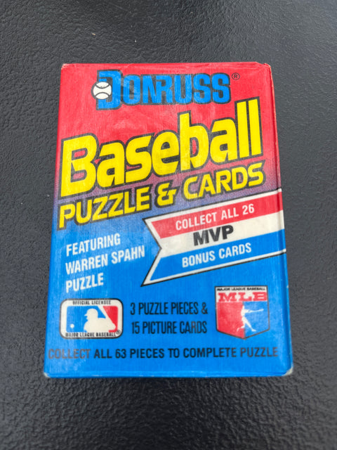 1989 Donruss Baseball Sealed Wax Pack