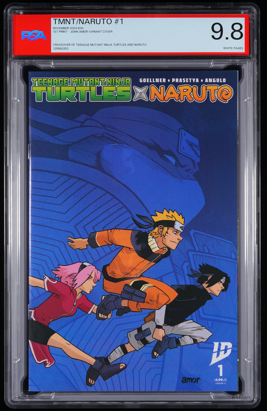 IDW Teenage Mutant Ninja Turtles x Naruto #1 1 JOHN AMOR VARIANT COVER