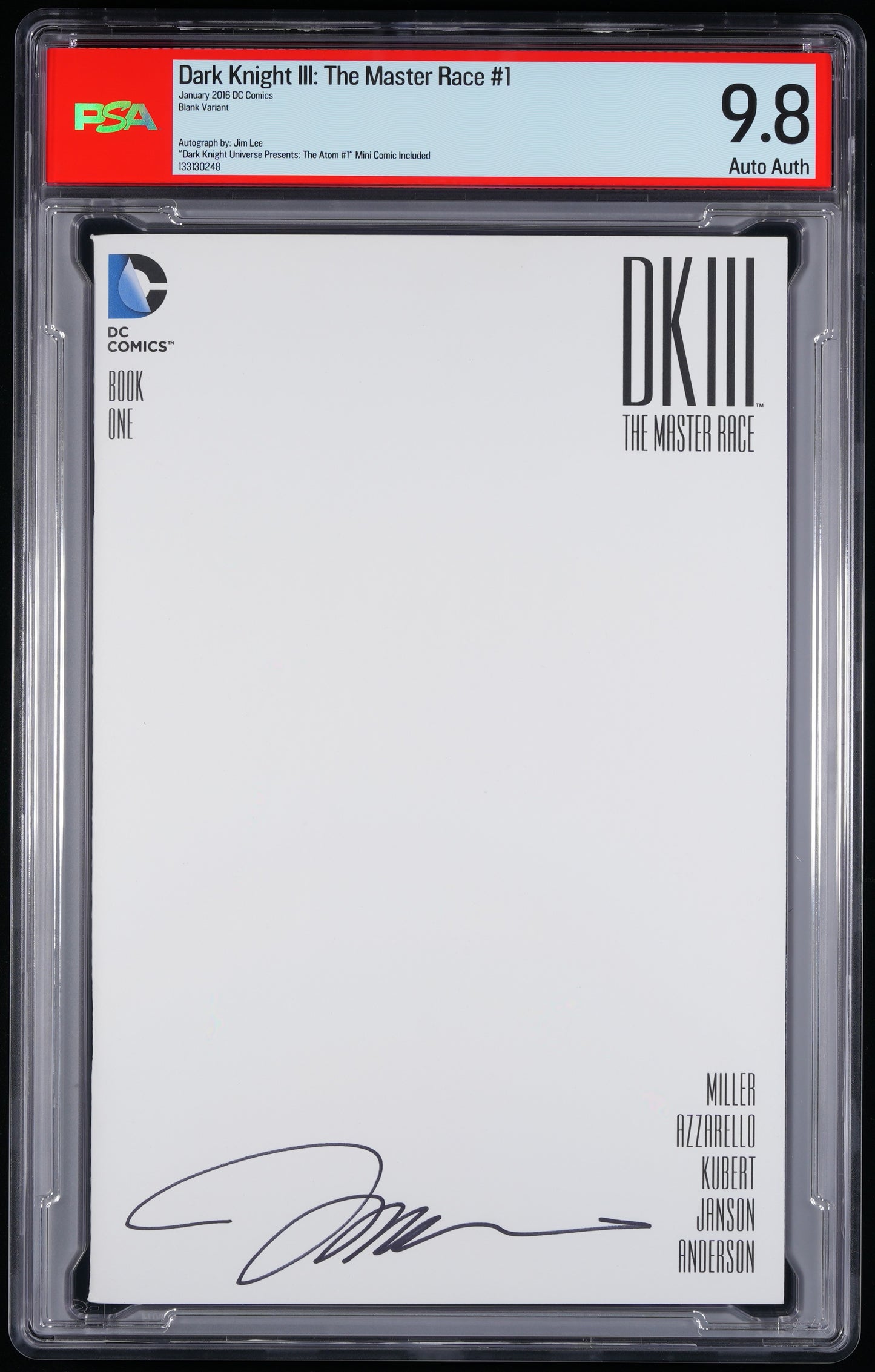 DC Comics Dark Knight III: The Master Race #1 LANGUAGEENG