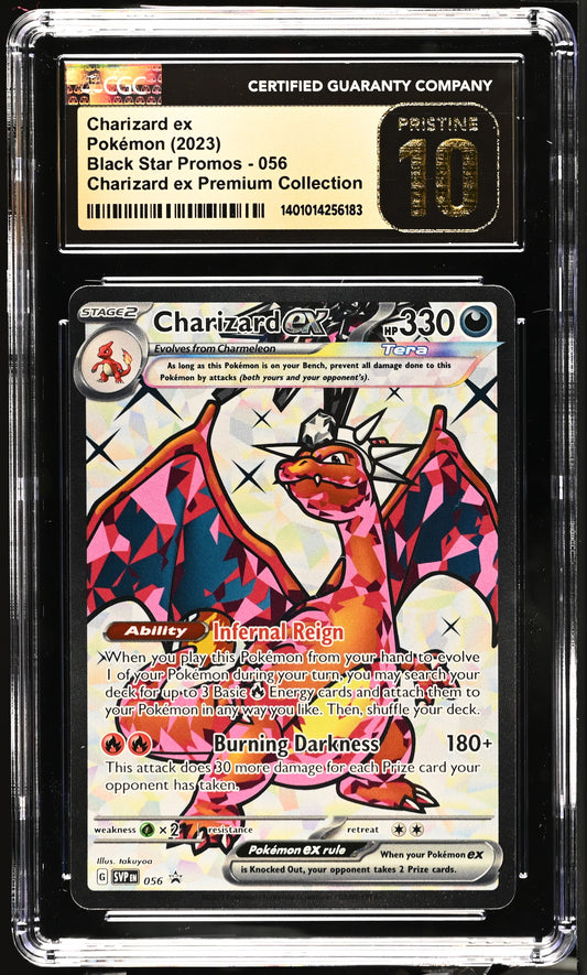 2023 Pokemon Black Star Promos #056 Charizard ex CGC 10