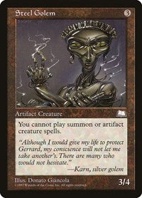 MTG Weatherlight Steel Golem