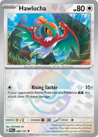 pokemon SV: Prismatic Evolutions Hawlucha (Poke Ball Pattern)