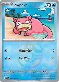 pokemon SV: Prismatic Evolutions Slowpoke (Master Ball Pattern)