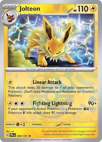 pokemon SV: Prismatic Evolutions Jolteon (Master Ball Pattern)