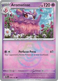 pokemon SV: Prismatic Evolutions Aromatisse (Master Ball Pattern)