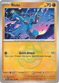 pokemon SV: Prismatic Evolutions Riolu (Master Ball Pattern)